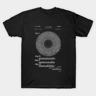 1951 Vinyl Record Patent Print T-Shirt